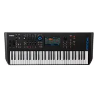 Yamaha modx6  рабочая станция, 61 клавиша, полувзвешенная клавиатура, полифония 128, вес 6.6 кг