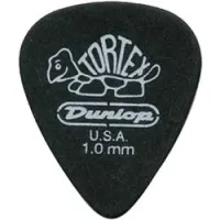 Dunlop 488r100 tortex pitch black standard 72pack  медиаторы, толщина 1 мм, 72 шт.