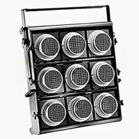 DTS FLASH 9-P64 Заливающий светильник. Под 9 ламп PAR 64 ACL 250W 28V