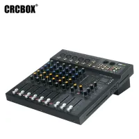 MR-960 / Аналоговый микшер, 6 входов, 3-полосный эквалайзер, Bluetooth / CRCBOX