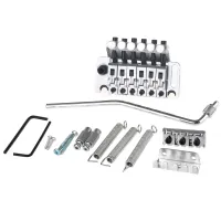 M211 Бридж тремоло, с топ-локом, хром, Musiclily