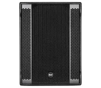 RCF SUB 8003-AS II (13000432)  Активный сабвуфер, усилитель D-класса 1100 Вт, 135 дБ, 35 Гц - 120 Гц, динамик 18"(4" v.c.), линейный стерео вход: 2 х XLR, встроенный DSP с пресетами, стерео выход или стерео выход кроссовера для сателлитов: 2 х XLR, деревя
