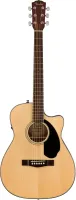 FENDER CD-140SCE DREAD NAT W/CASE электроакустическая гитара, цвет натуральный, в комплекте кейс