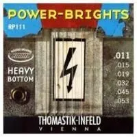 Thomastik rp111  power brights heavy струны для электрогитары, 11-53, сталь/медь, magnecore