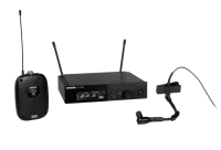 Shure SLXD14/B98H - Беспроводная система с поясным передатчиком SLXD1 и миниатюрным инструментальным микрофоном BETA 98H/C