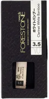 Clarinet reed Forestone White Bamboo FWBB040 - White Bamboo light-response clarinet reed of carbon fiber and bamboo pulp composite material. Extra-hard strength, XH, 4.0