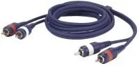 DAP AUDIO кабель 2 RCA Male/2 RCA Male 1,5 mtr, шт