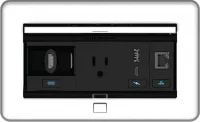 Crestron FT2-202-ELEC-AL, система управления кабелями серии FT2, размер 202, электрический, цвет алюминиевый