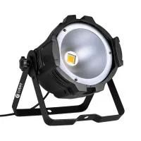 LightCraft Fix PAR 150W COB CW+WW  мощность: 150Вт. Защита от перегревания. Холодный белый (5600К) + тёплый белый (3200К). Угол раскрытия луча: 60°. Мягкое и ровное распространение света за счёт высококачественного рефлектора.  DMX512 (2/4/6 каналов). DMX