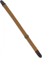 Guitar strap Magma MP10 - Polypropylene guitar strap with leather tips, biege color