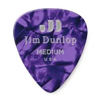 Dunlop 483p13md celluloid purple pearloid medium 12pack  медиаторы, средние, 12 шт.