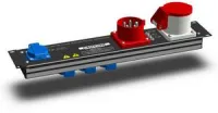 Партнер-ЛМ PD-3P-16 Cross Schuko Power Distributor Дистрибьютор питания, ввод через встроенную вилку PCE CEE32A 5-pol. IP44, шлейфом встроенная розетка PCE CEE32A 5-pol. IP44, выход через 4 розетки PCE Schuko 16A (одна на передней панели), индикаторы LED