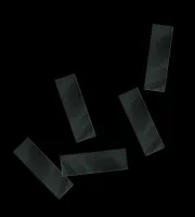 Конфетти бумажное 17х55мм черное