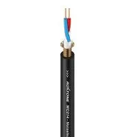 ROXTONE MC214F/100 Black Микрофонный кабель из бескислородной меди в текстильной оплетке на катушке(100м), 85% экранирование (Сетка из медной проволоки: 96x0,10мм)  D 4,4мм, 2x0,14mm2, Цвет: Черный. Температурный режим эксплуатации: -20/+70