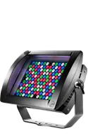 DTS DELTA 8-B HEAD RGBW 144Leds LENS 20 ‘ Black  Архитектурный прожектор – колорченджер: 144 LEDs (36 x Red, 36 x Green, 36 x Blue, 36 x White), управление через контроллер Z40 (до 4-x приборов), DMX 512, 300 Вт, IP65, 459*337*154 mm, 9 kg