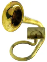 Рупорный усилитель телефона CarolBrass Desk Trumpet AL
