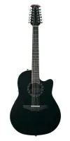 OVATION 2751AX-5 Standard Balladeer Deep Contour Cutaway 12-String Black...