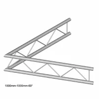Dura Truss DT 22-C20V-L60 Узел стыковочный двухлучевой - угол, 60°, алюминиевый, сечение 220 мм