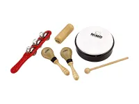 NINOSET1 Набор перкуссии, 5 предметов, в чехле, Nino Percussion