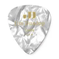 Dunlop 483p04th celluloid white pearloid thin 12pack  медиаторы, тонкие, 12 шт.