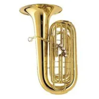Amati ABB 323S-0  туба Bb 4х помповая (помпы-фронт), компактная, посеребренная, с кейсом