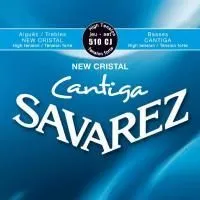 РАСПРОДАЖА Струны для гитары Savarez 510CJ  New Cristal Cantiga Blue (арт. 343008)