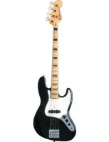 FENDER AMERICAN GEDDY LEE JAZZ BASS ALDER MN BLACK басгитара с кейсом, цвет черный