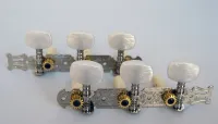 AO-018C Комплект колковой механики с втулками, хромированный, Alice
