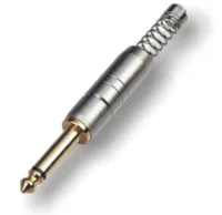 ROXTONE RJ075M Разъем 6,3мм моно Jack со спиралью