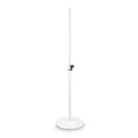 Gravity SSP WB SET 1 W - Loudspeaker Stand with Base and Cast Iron Weight Plate, white