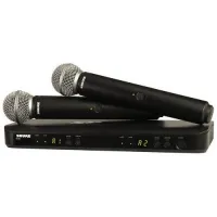 SHURE BLX288E/SM58 K3E 606-630 MHz двухканальная радиосистема с двумя ручными передатчиками SM58