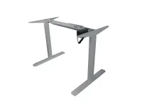 ErgoFount BSSD-10-17/S22 G- Основание стола для работы стоя и сидя c электроприводом на телескопических опорах 730–1230 мм, макс. нагрузка 80 кг, серебристое