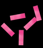 Конфетти бумажное 17х55мм розовое