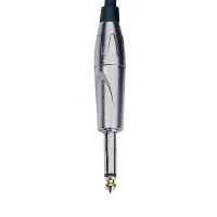 Adam hall 7523 - разъем trs (jack) 6,3 mm mono с позолоченным наконечником