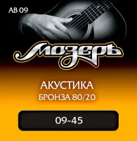 МозерЪ AC 09 - Сталь ФРГ + Посеребренная медь (.009-045)