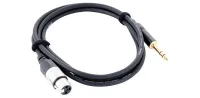 Cordial CIM 9 FV инструментальный кабель XLR female/джек стерео 6.3мм male, 9.0м, черный