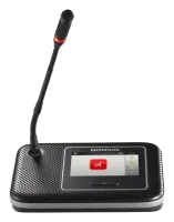 Gonsin DCS-1022D-W - Беспроводной дискуссионный пульт делегата с сенсорным 4.3" экраном и съёмным микрофоном на гусиной шее