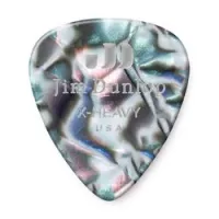 Dunlop 483p14xh celluloid abalone extra heavy 12pack  медиаторы, очень жесткие, 12 шт.
