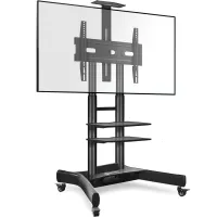 Onkron TS1552-B - Стойка для дисплея с кронштейном 40"-70", мобильная, чёрная