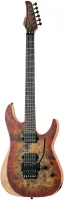 SCHECTER REAPER-6 FR INFERNO BURST (SIB) - 6-ти струнная электрогитара, 24 лада, корпус: болотный ясень с топом из капа, гриф: клён, орех со вставками из углеволокна, вклееный, накладка: черное дерево, звукосниматели: HH Schecter Diamond Decimator, регули