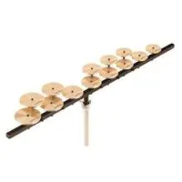 Sabian new crotale set high  кротали, набор 13 дисков, a442 hz, со стойкой