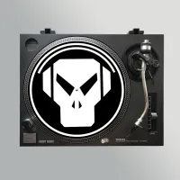 Stereo Slipmats Skull White - Слипматы