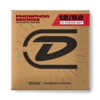 Dunlop dap1252j phosphor bronze  струны для 12-ти струнной акустической гитары 12-52