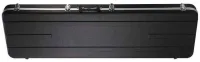 STAGG ABS-RB2 Жесткий кейс для бас-гитары из ABS пластика, прямоугольный, плюшевая внутренняя обивка черного цвета, хромированная фурнитура, внутренний карманчик для аксессуаров, пластиковая ручка, цвет: черный
