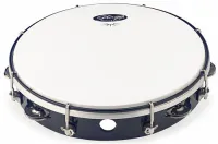 STAGG TAB-110P-BK 10" настраиваемый пластиковый тамбурин, 1 ряд колокольчиков, цвет: черный (BK)