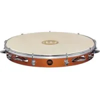 Meinl pa12cn-m  пандейро деревянный 12" traditional, сиамский дуб, кожаная мембрана
