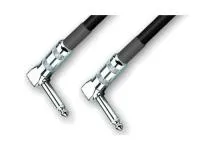 ROXTONE GJJ034/0,15 Кабель инструментальный, GC010, 6mm, разъемы 2x6,3mm угловой mono JACK (RJ029M). длинна 0,15м