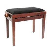 Hidrau bg27 mahogany matt 3 (tc9)  банкетка, красное дерево, сатинированная, сидение черный бархат