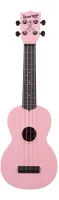 WATERMAN by KALA KA-SWB-PK Soft Pink Matte Soprano Ukulele