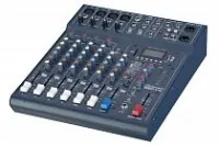 CLUB XS8 Компактный  микшер. 4 микрофонных, 2 стерео входа. 3-х полосный эквалайзер. Обрезной фильтр